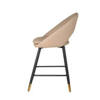Lot de 2 tabourets de bar hauteur comptoir Mila Brassex