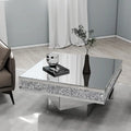 Table basse d'appoint Glam Triple Mirror Diamond