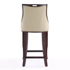 Lot de 3 tabourets de bar en bois de hêtre rembourrés Emperor - Manhattan Comfort