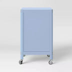 Armoire de rangement à roulettes en métal avec serrure – Room Essentials