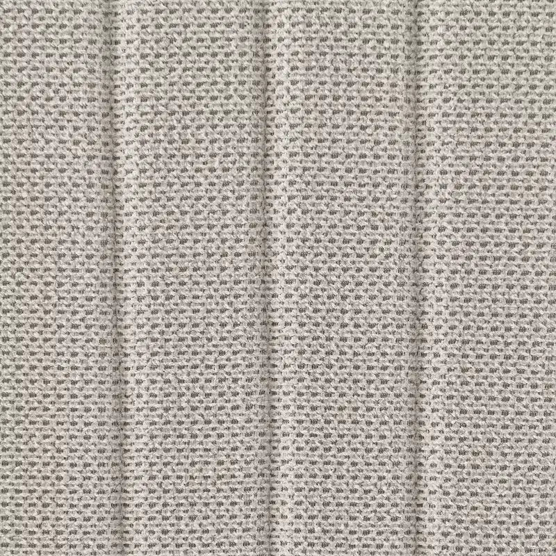 Lot de 2 chaises de salle à manger Anastasia en acier inoxydable brossé et tissu d'Armen Living