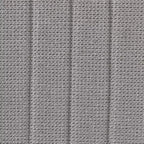 Lot de 2 chaises de salle à manger Anastasia en acier inoxydable brossé et tissu d'Armen Living