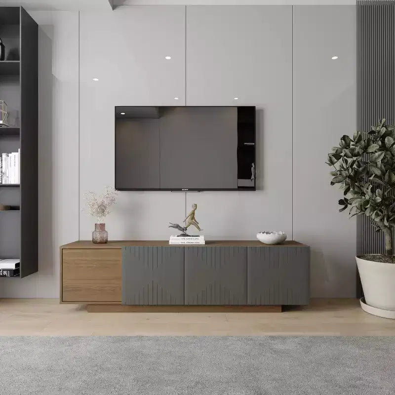 Meuble télé Nexera Riva pour téléviseurs jusqu'à 80 po