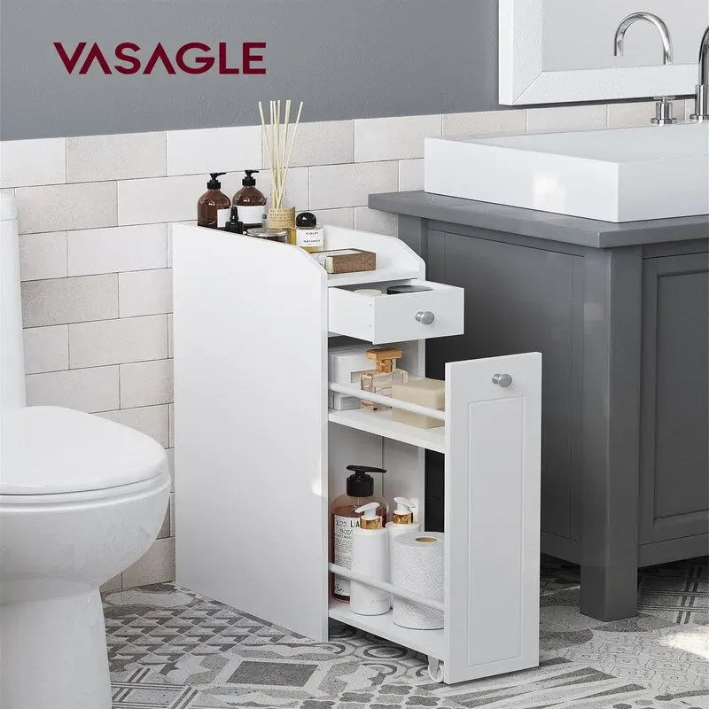 Meuble de rangement pour petite salle de bain - 15,7P x 7L x 27,5H