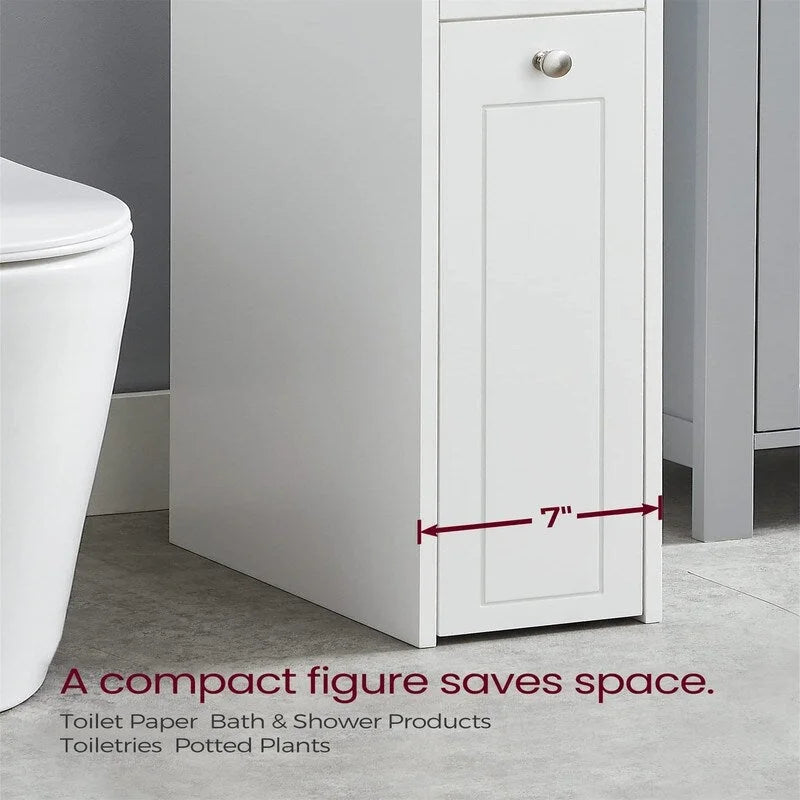 Meuble de rangement pour petite salle de bain - 15,7P x 7L x 27,5H