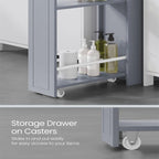 Meuble de rangement pour petite salle de bain - 15,7P x 7L x 27,5H