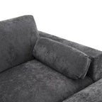Ensemble de canapé convertible d'angle en U 5 places Merax